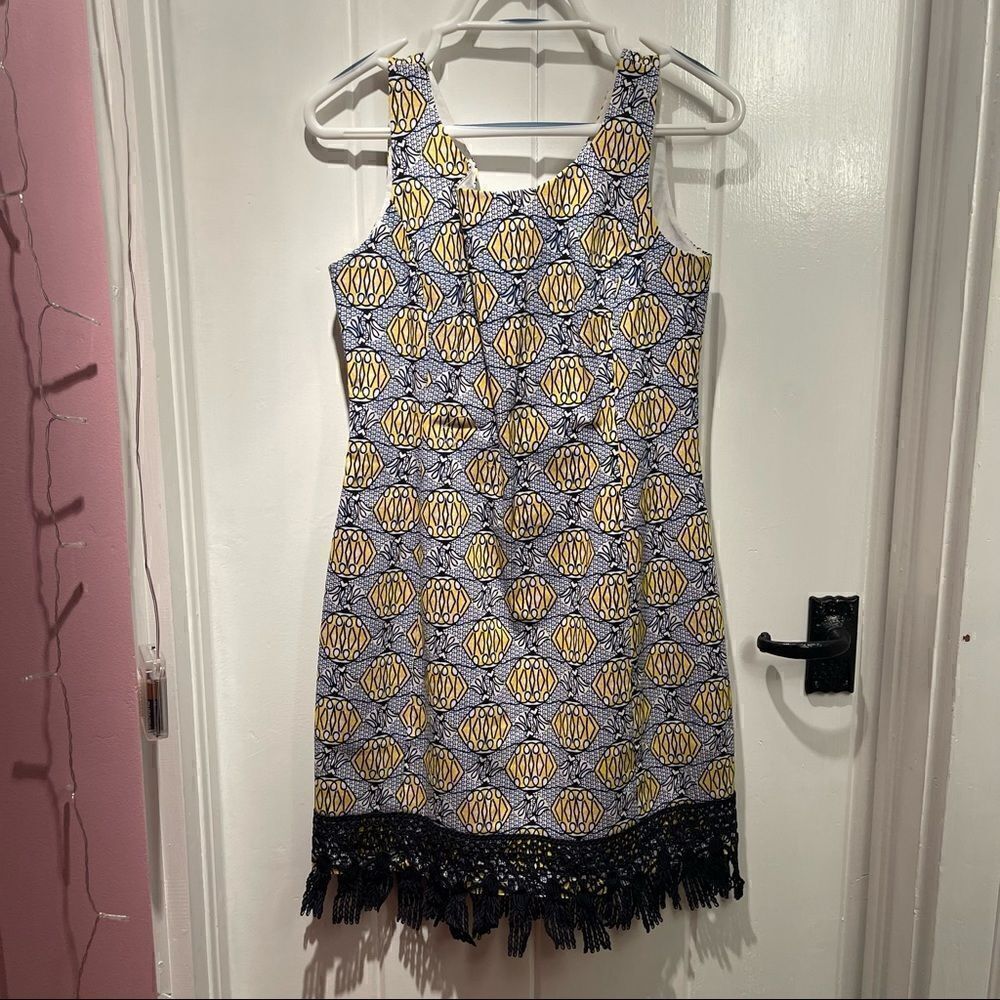JADE by Melody Tam Preppy Sleeveless Spring Dress (small)
